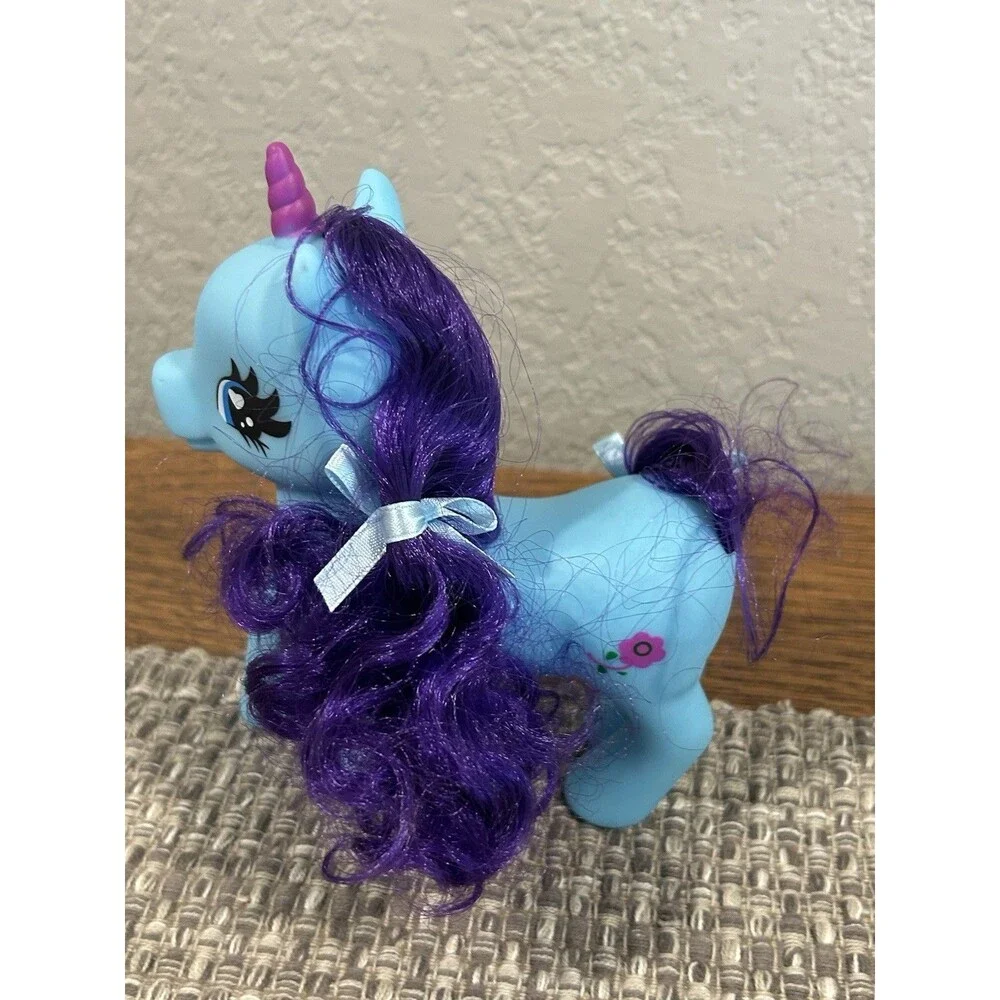 My Little Pony Lot Of 10 Varying Sizes Pink Yellow Blue White Red